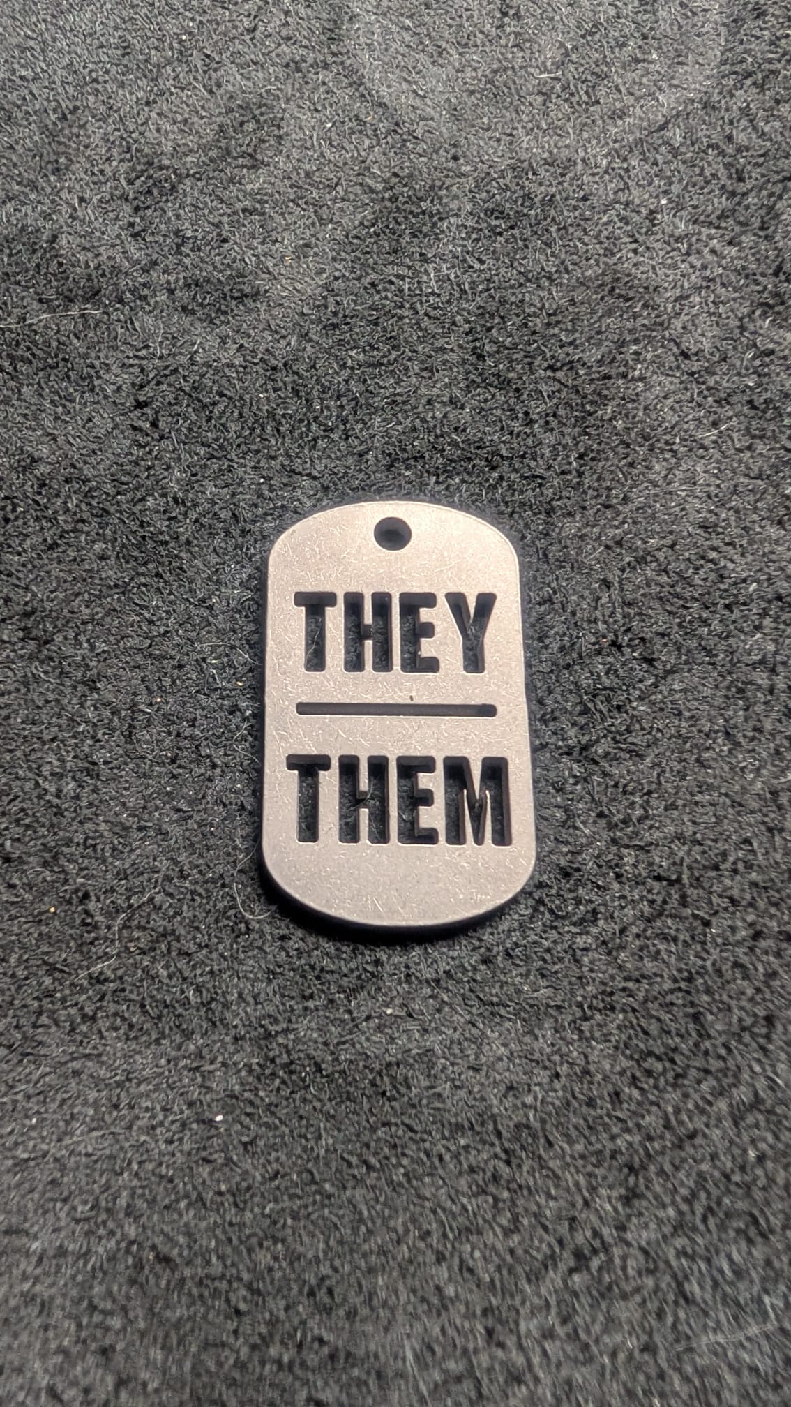 They / Them Dog Tag