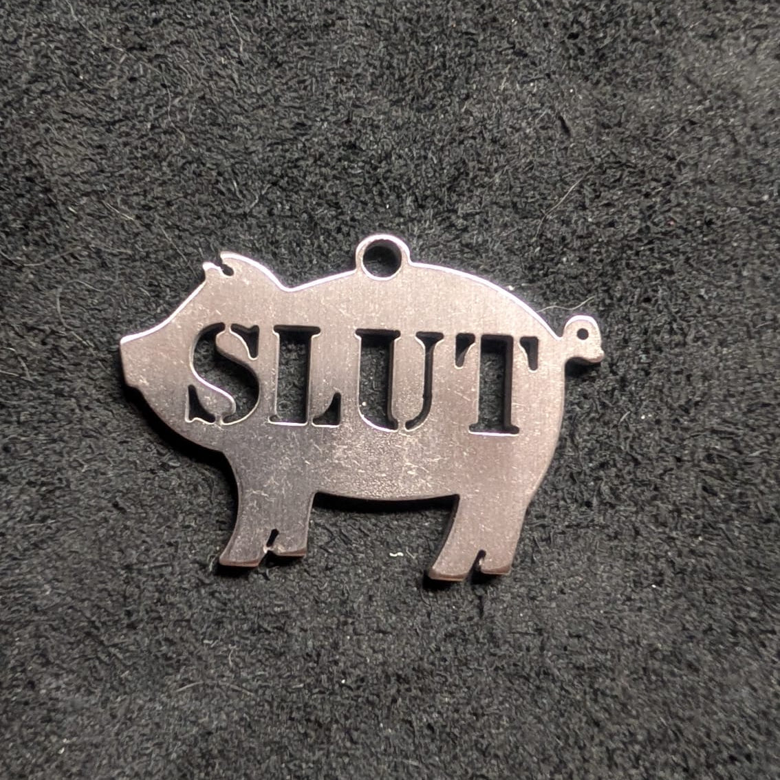Slut Pig Tag