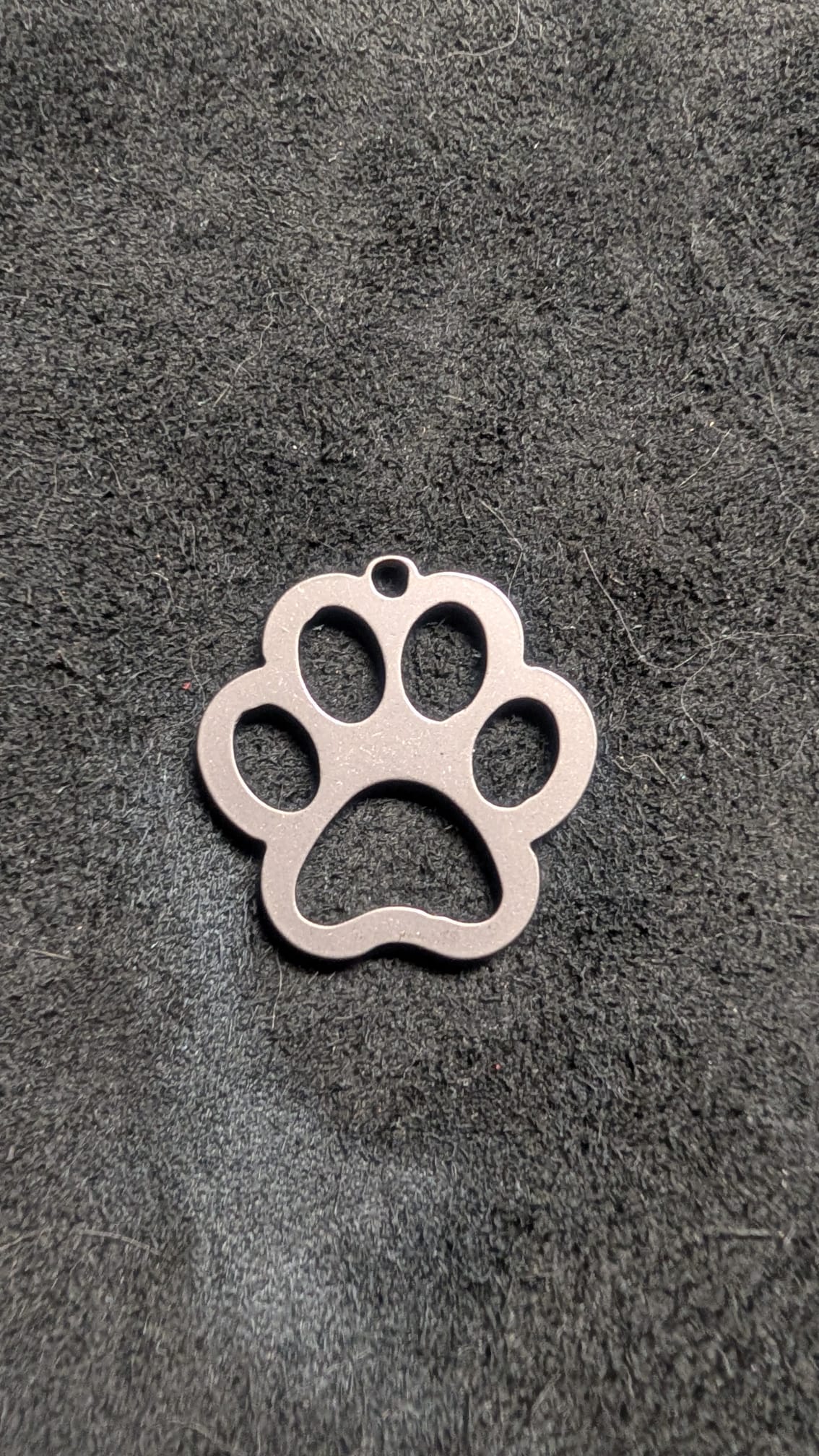Puppy Paw (Open background) Dog Tag