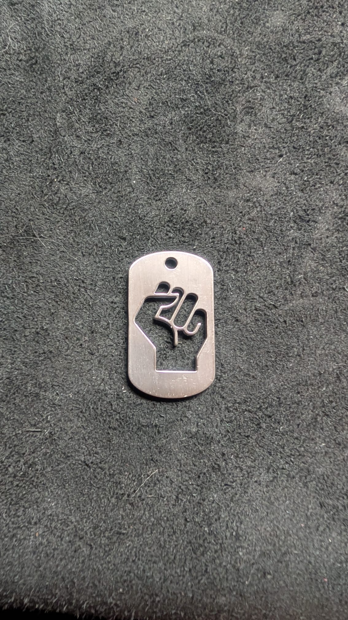Fist Dog Tag