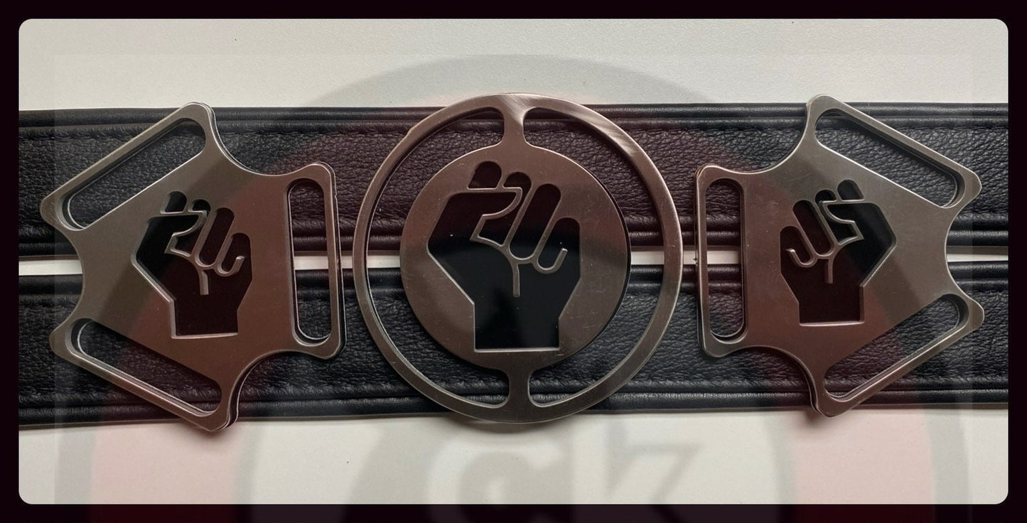 Fist Themed Bulldog Harness