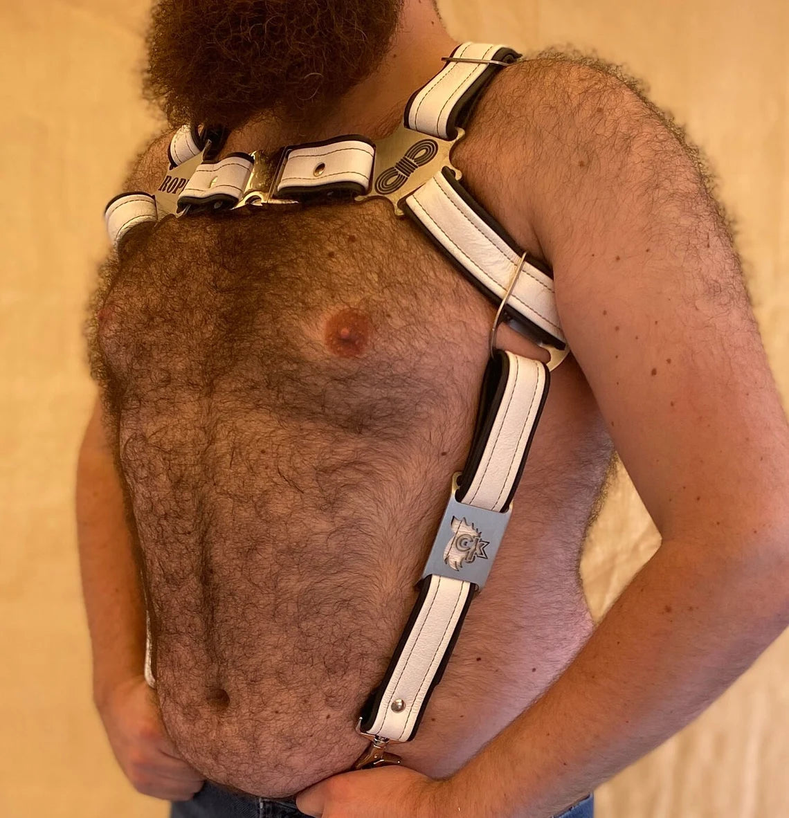 Shibari Rope Themed Deluxe Bulldog Harness