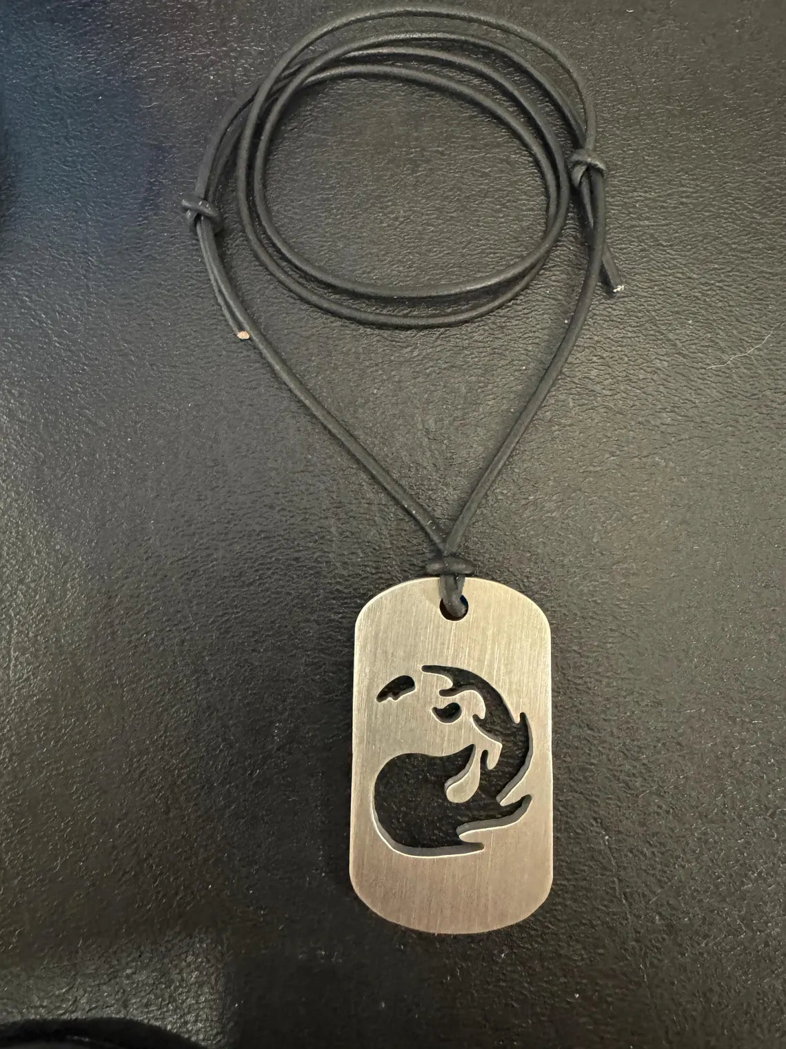 Red Mana Dog Tag - Magic the Gathering