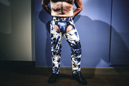 Bleach Colored Leather Chaps