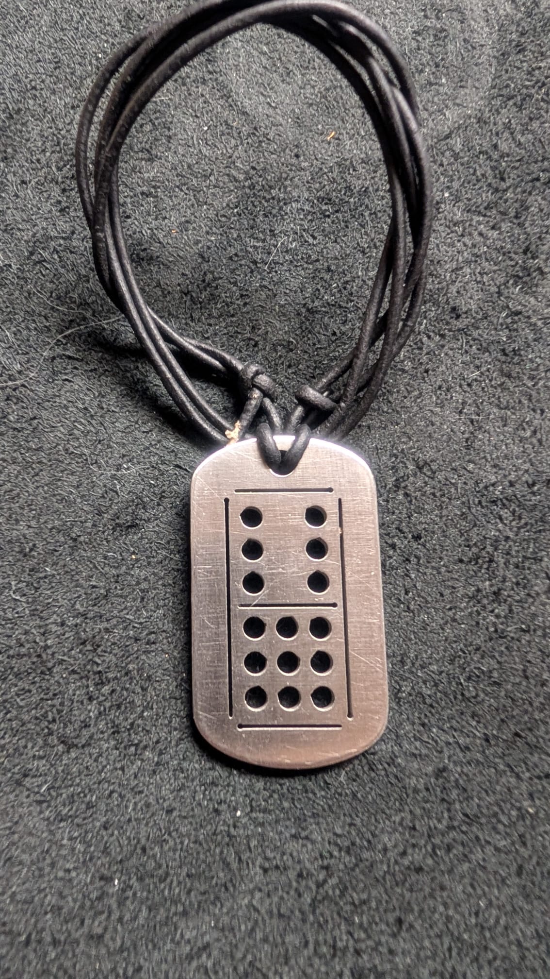 69 Domino Dog Tag