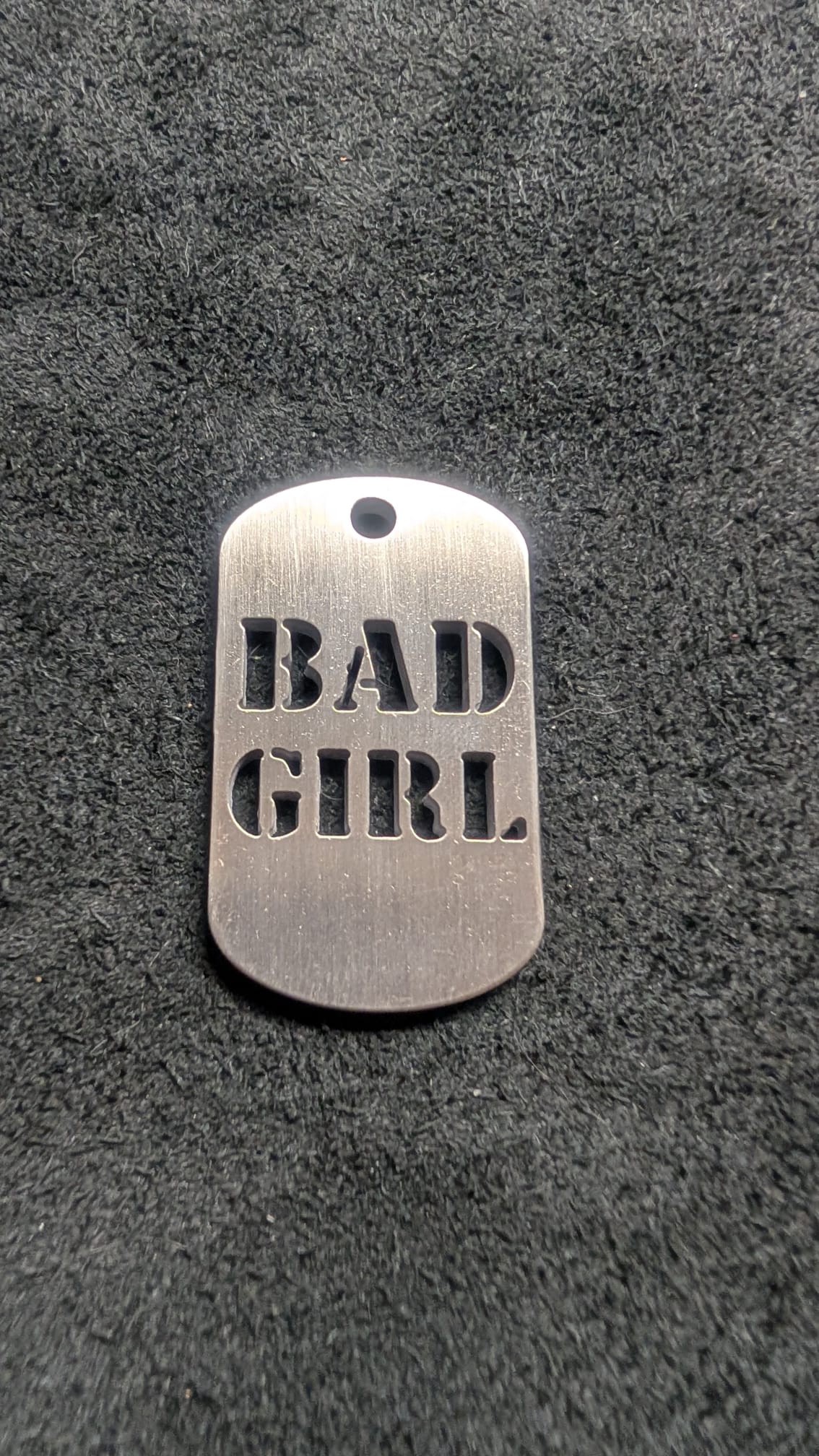 Bad Girl Dog Tag