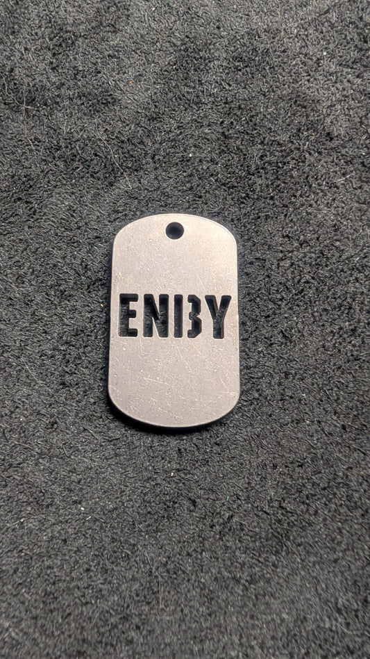 Enby Dog Tag