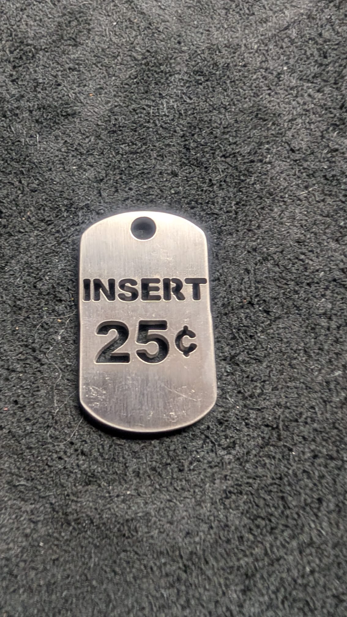 Insert Quarter Dog Tag