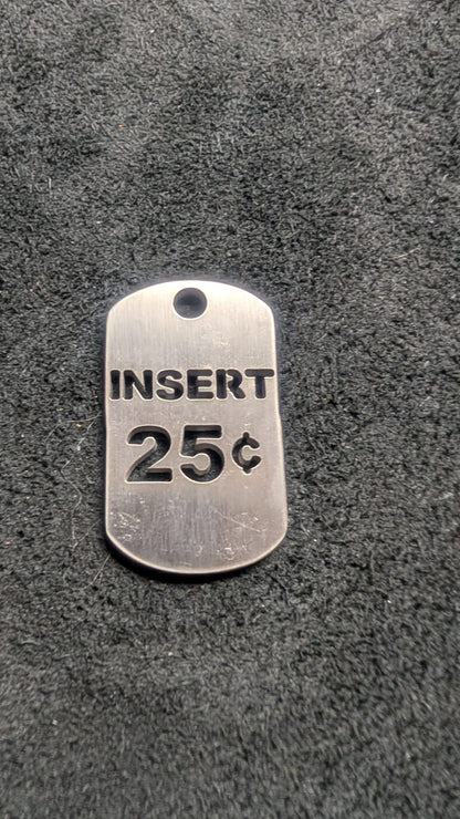 Insert Quarter Dog Tag