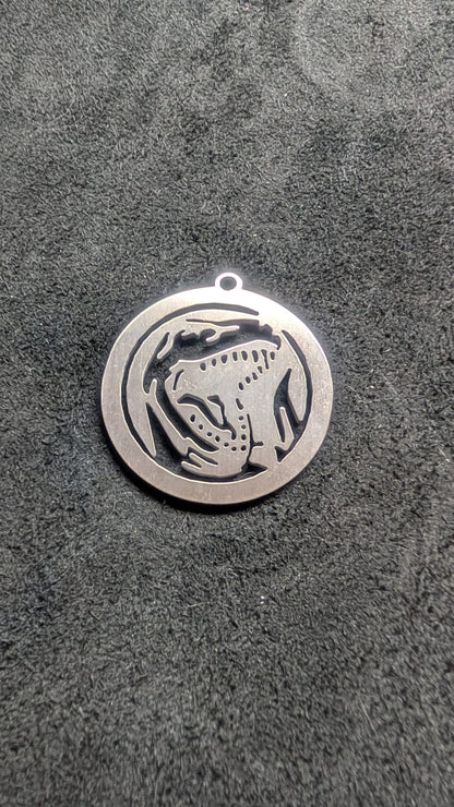 T-Rex Power Coin Pendant