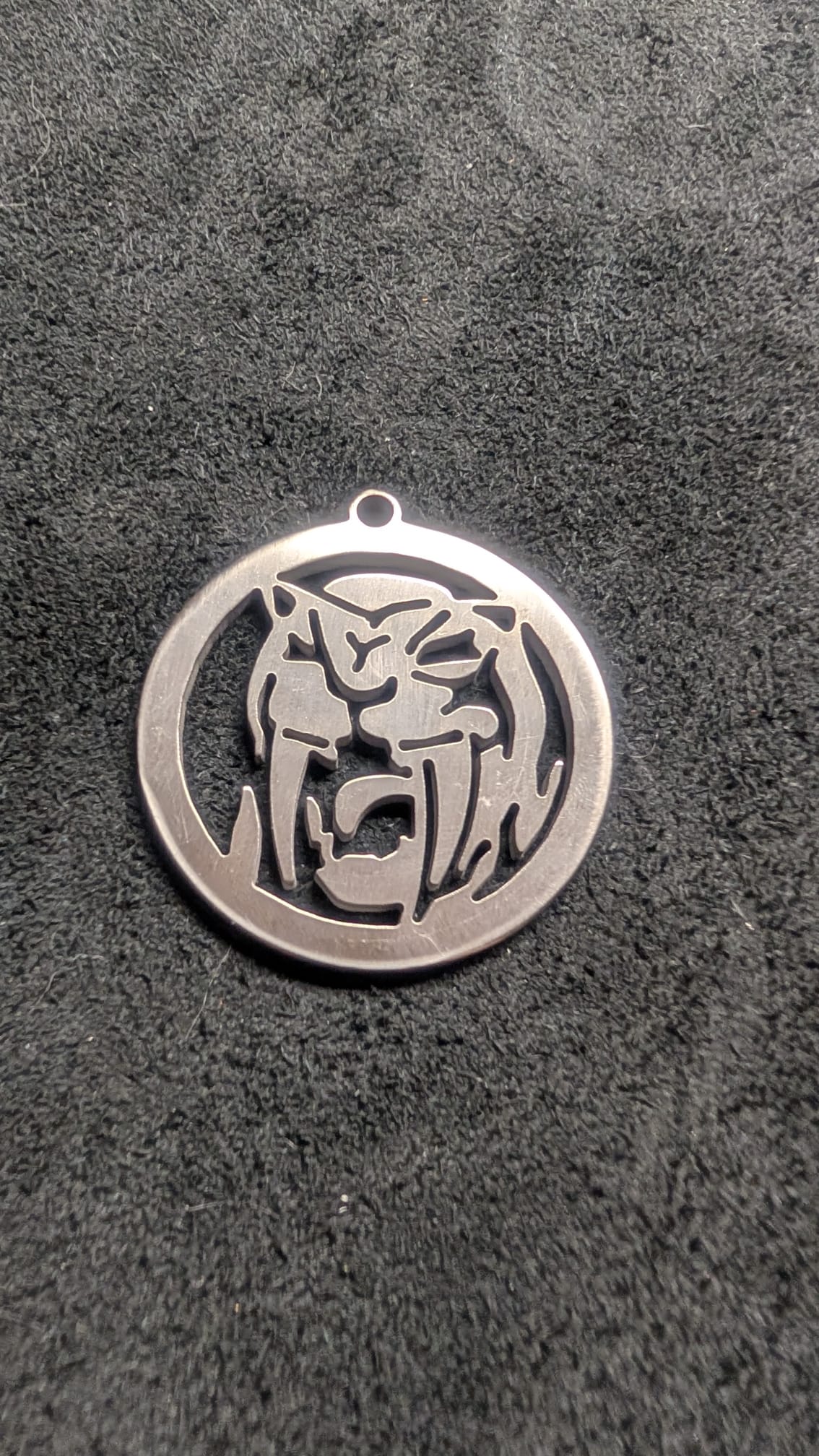 Sabertooth Tiger Power Coin Pendant