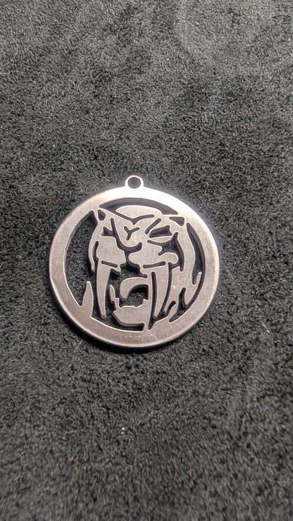 Sabertooth Tiger Power Coin Pendant