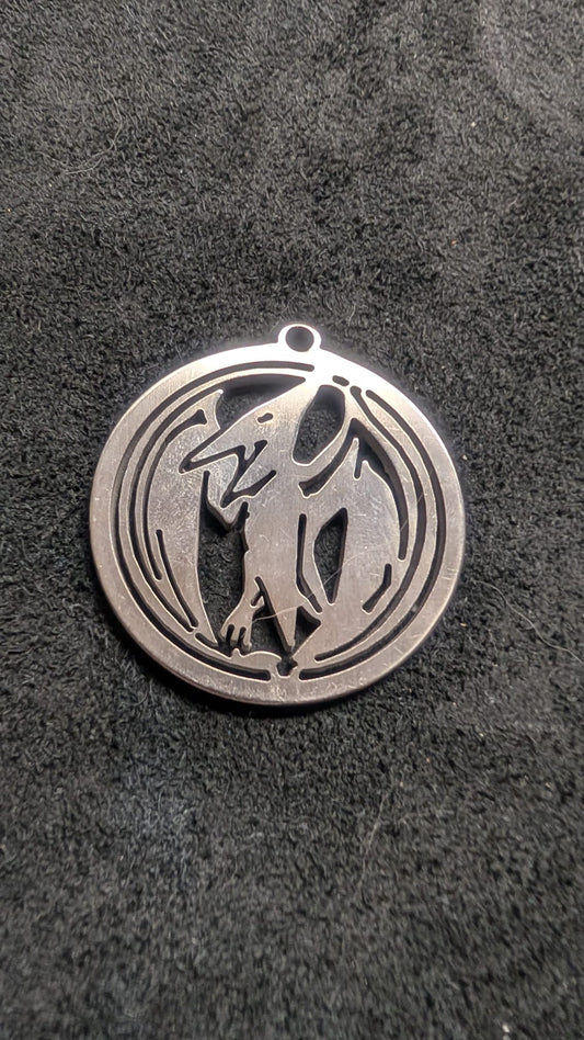 Pterodactyl Power Coin Pendant