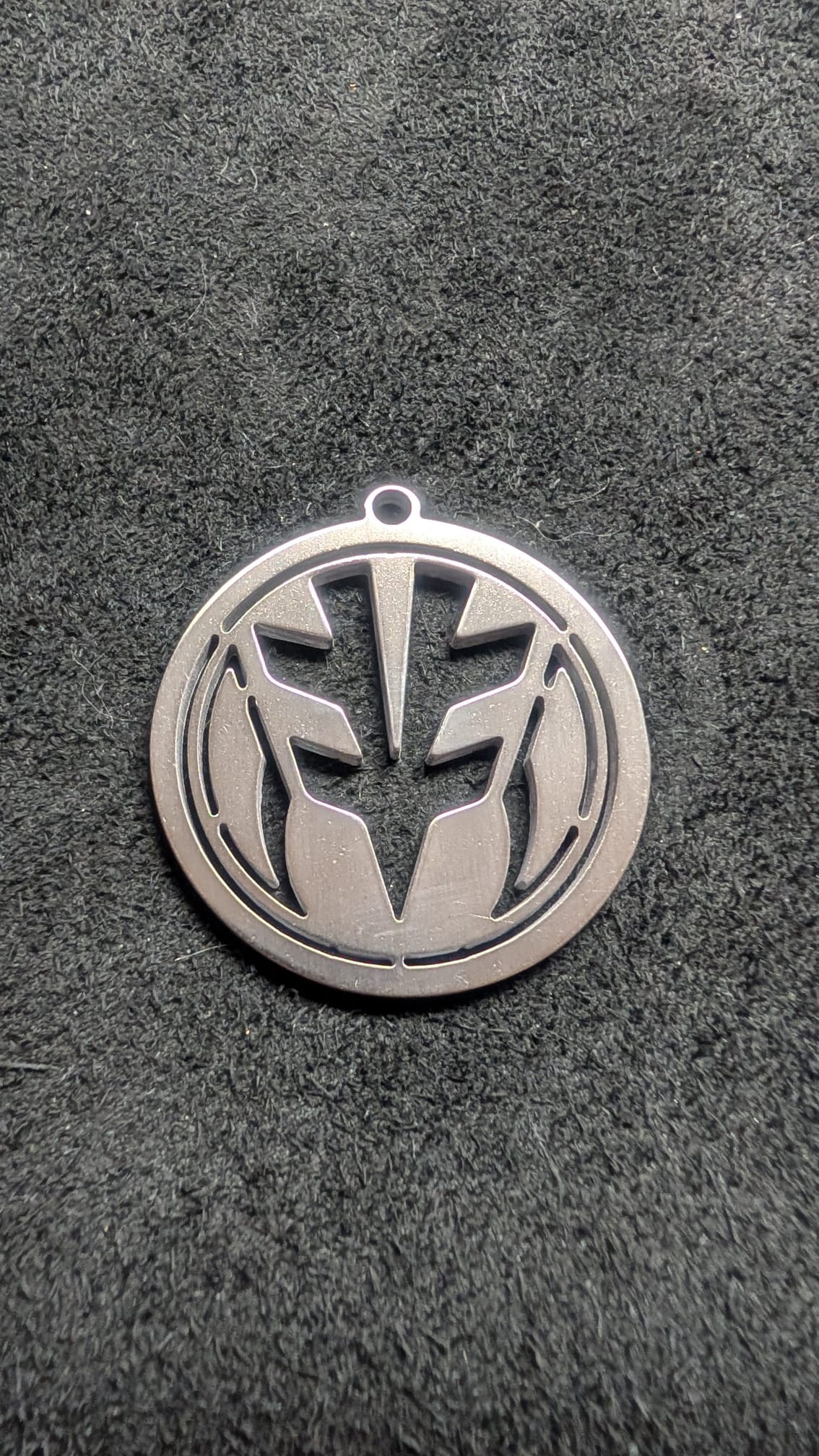 White Tiger Power Coin Pendant