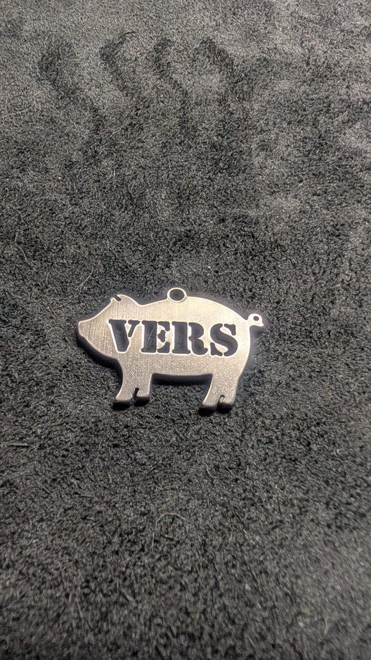 Vers Pig Dog Tag