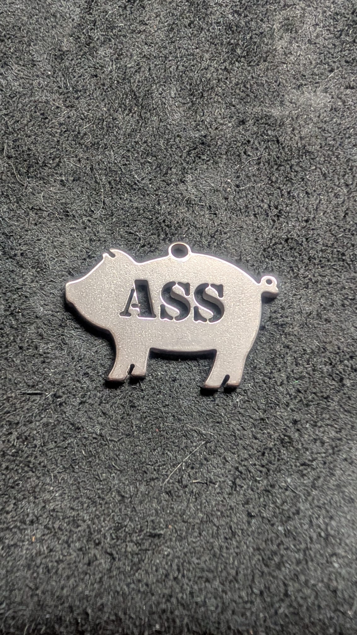 Ass Pig Dog Tag