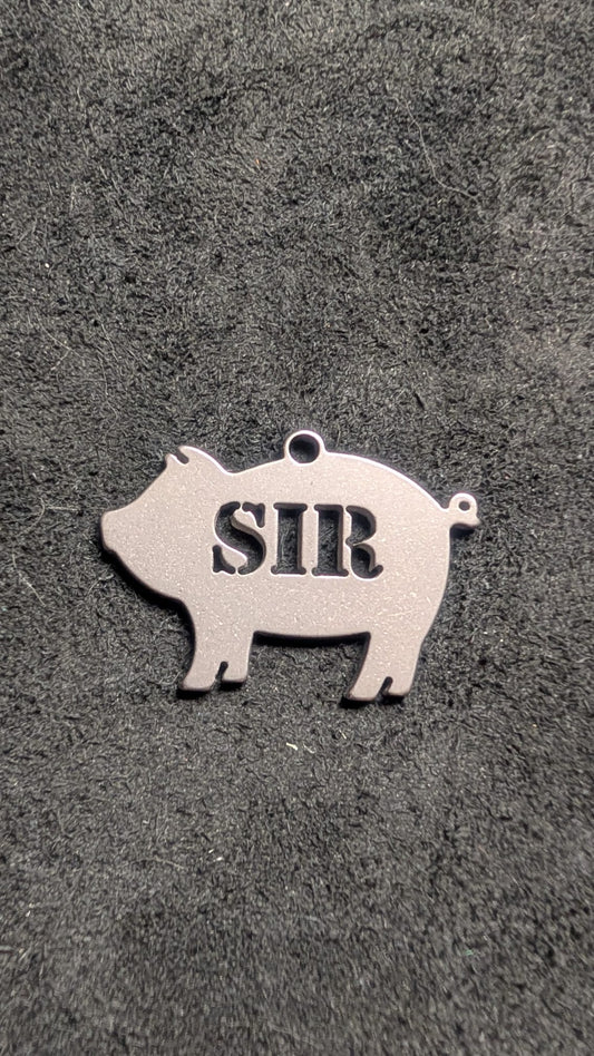 Sir Pig Dog Tag