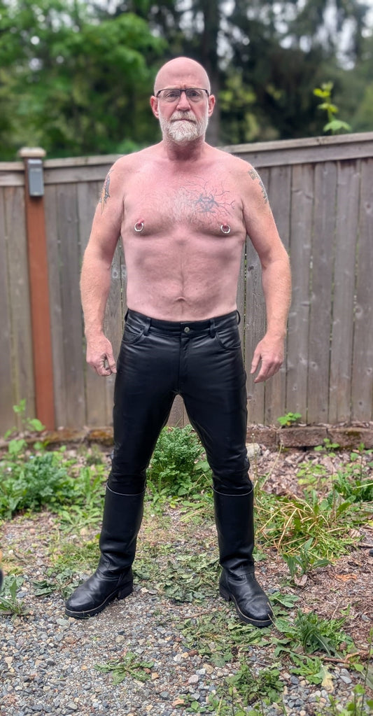Black Leather Pants