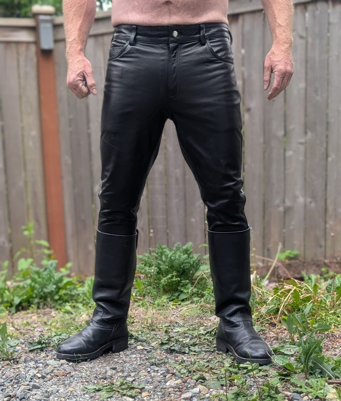 Black Leather Pants