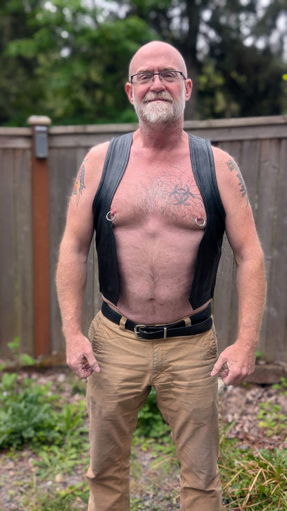 Tom of Finland x Cockeye Kink Leather Bar Vest