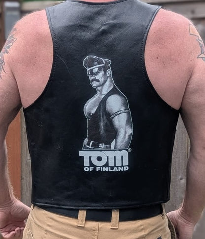 Tom of Finland x Cockeye Kink Leather Bar Vest