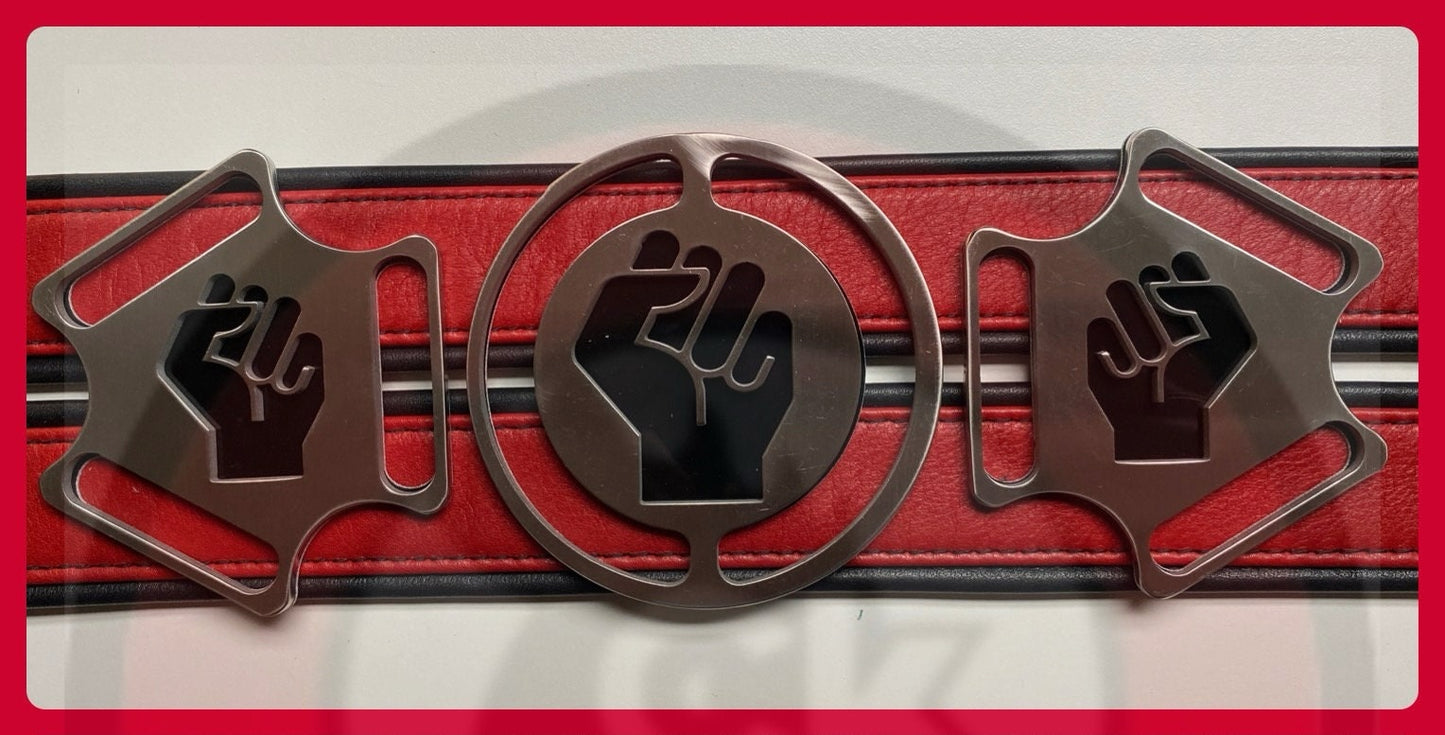 Fist Themed Bulldog Harness