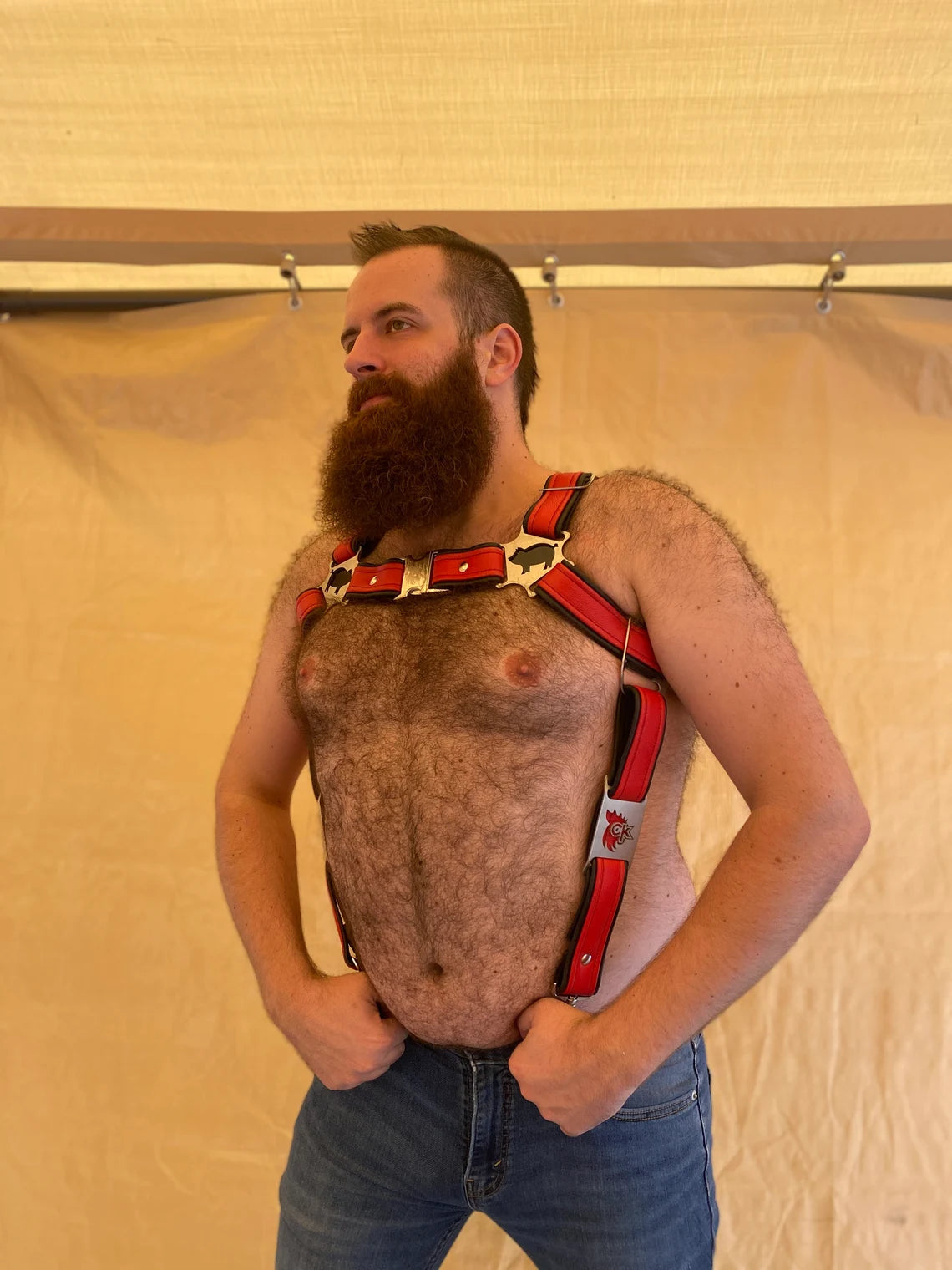 Popper Pig Themed Deluxe Bulldog Harness