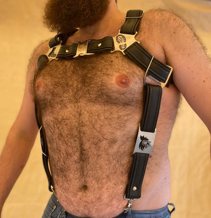 Boot Themed Deluxe Bulldog Harness