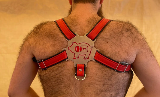 Popper Pig Themed Deluxe Bulldog Harness