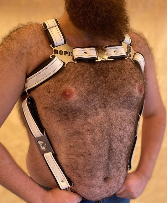 Shibari Rope Themed Deluxe Bulldog Harness
