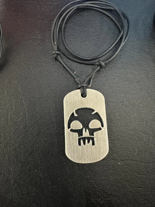 Black Mana Dog Tag - Magic the Gathering