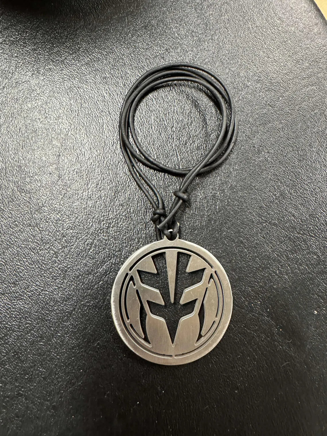 White Tiger Power Coin Pendant