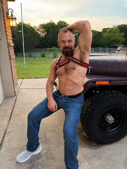 IMLBB Limited Edition Fundraiser Cockeye Kink / Sir Rat Leather Harness