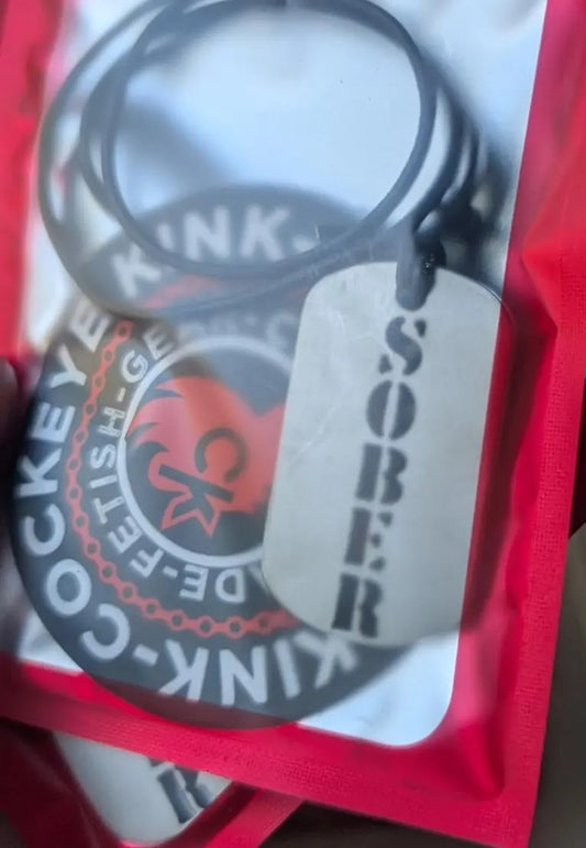 SOBER Dog Tag