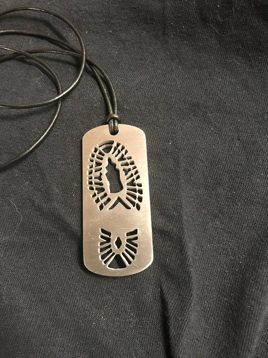 Bootprint Dog Tag