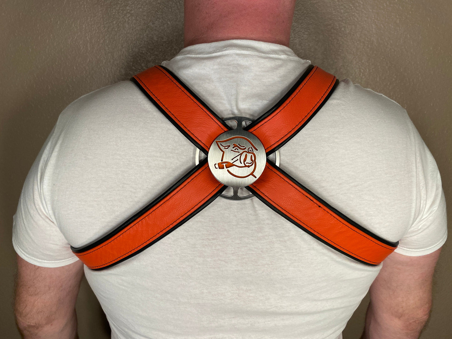 Pig Themed Bulldog Harness