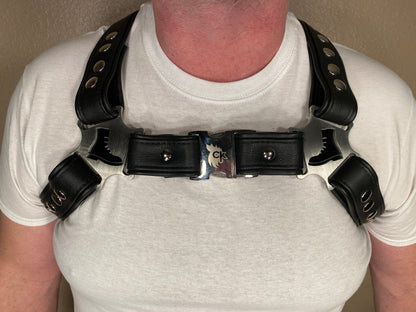 Boot Themed Bulldog Harness