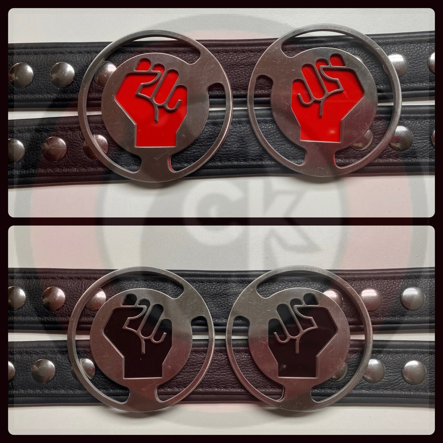 Fist Themed Asymmetrical Harness
