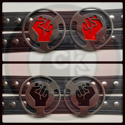 Fist Themed Asymmetrical Harness
