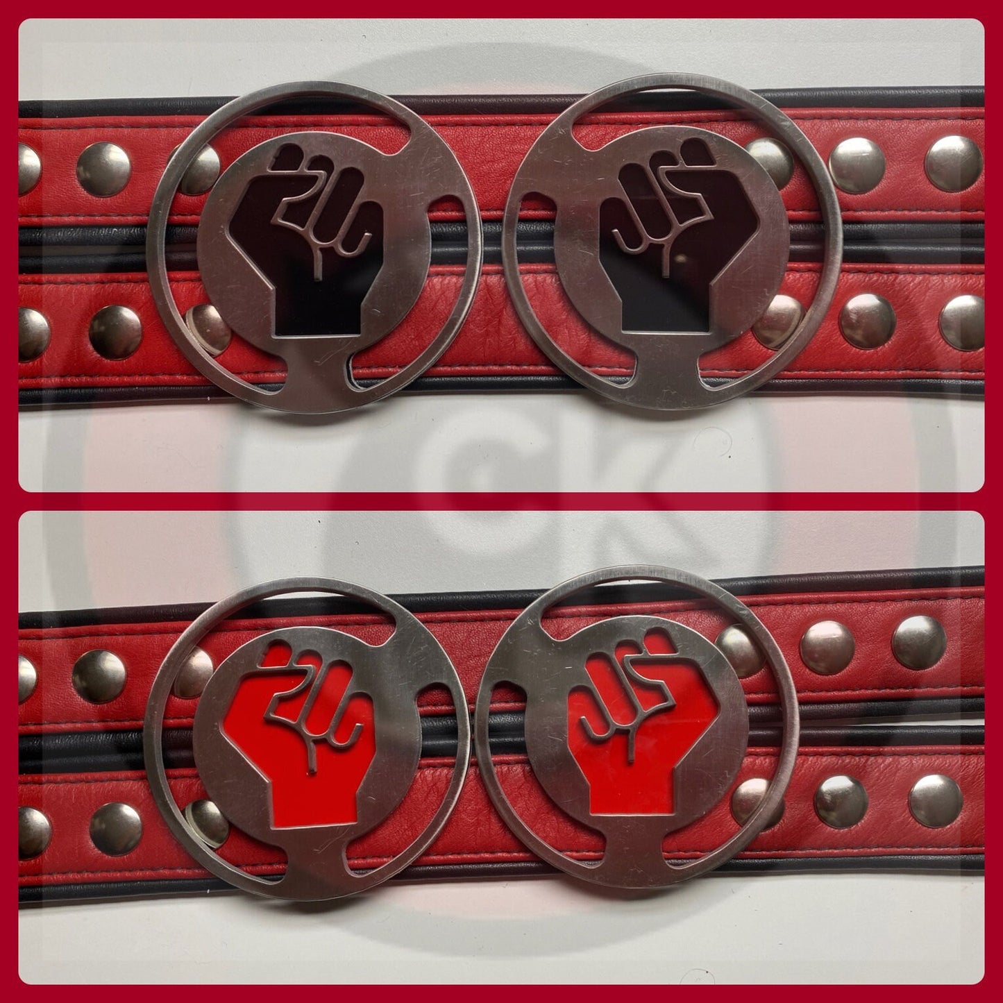 Fist Themed Asymmetrical Harness