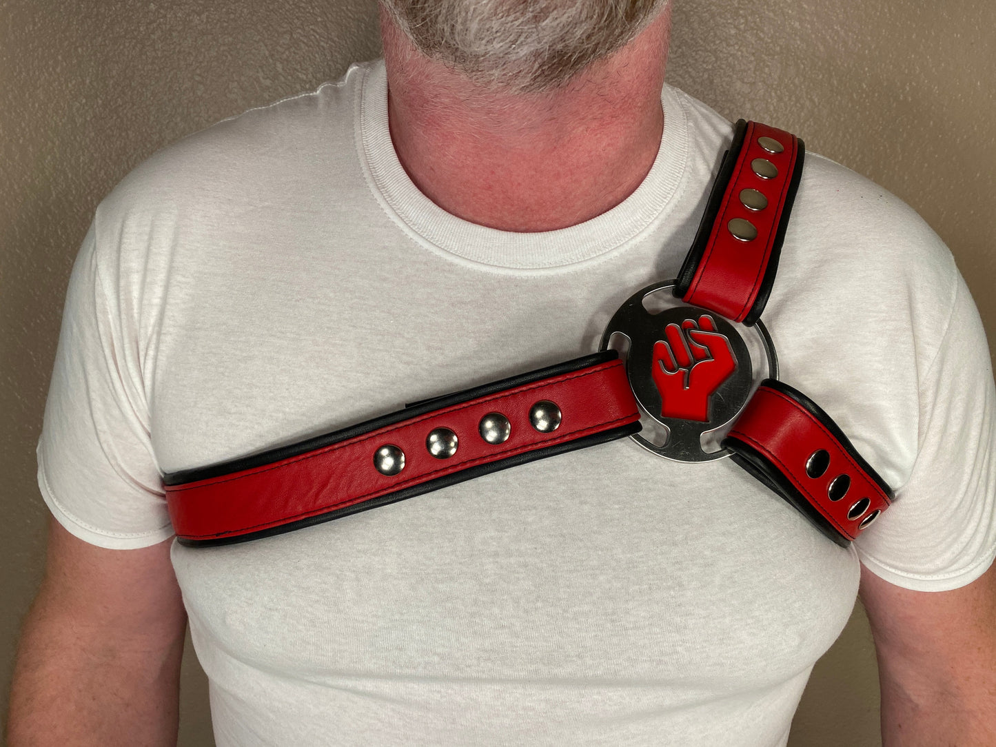 Fist Themed Asymmetrical Harness