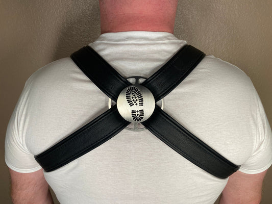 Boot Themed Bulldog Harness