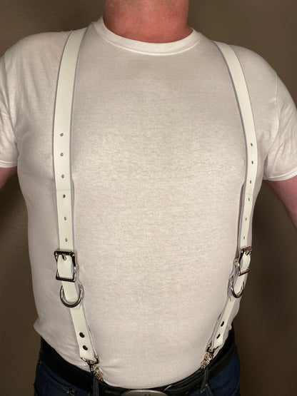 Spunk Leather Suspenders