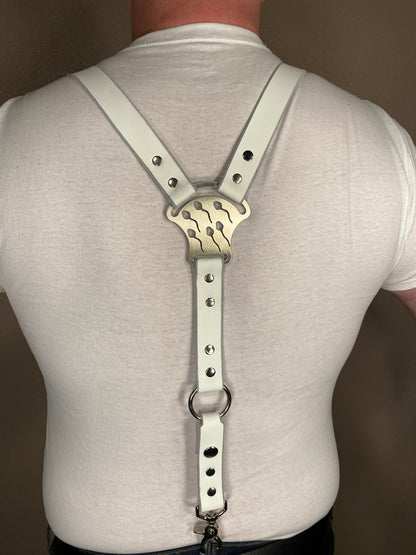Spunk Leather Suspenders