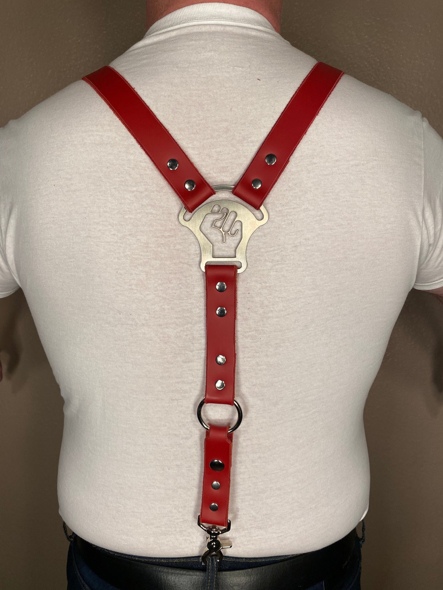 Fist Leather Suspenders