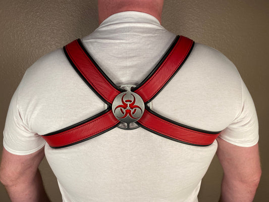 Biohazard Themed Bulldog Harness