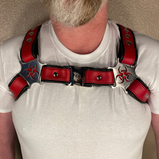 Biohazard Themed Bulldog Harness