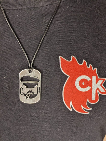 Smoking Dad Dog Tag