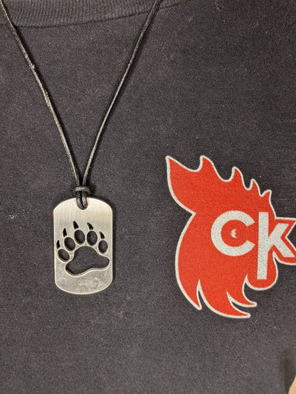 Bear Paw Dog Tag