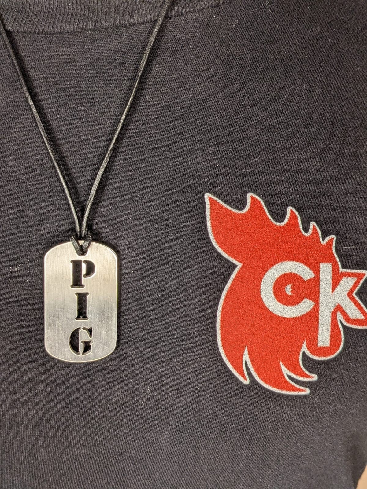 Pig Dog Tag